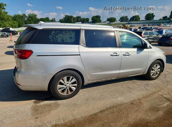 KNDMB5C15H6265955 2017 KIA SEDONA Silver Tył prawy
