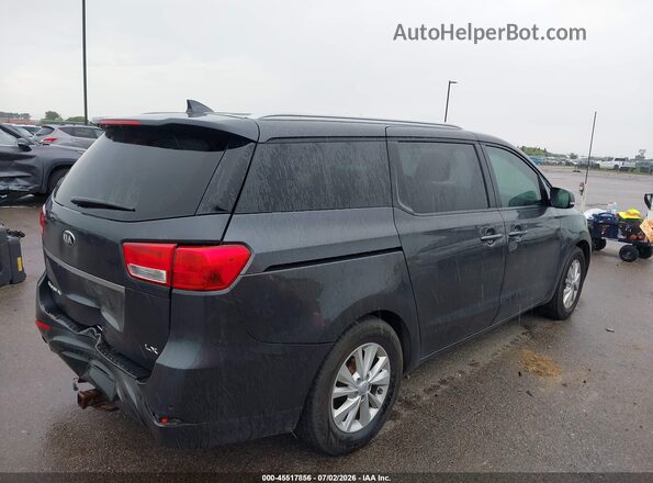 KNDMB5C15H6325491 2017 KIA SEDONA Gray უკანა მარჯვენა