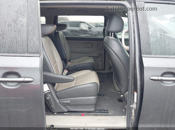 KNDMB5C15H6325491 2017 KIA SEDONA Gray VIN კოდის სტიკერის ხედი
