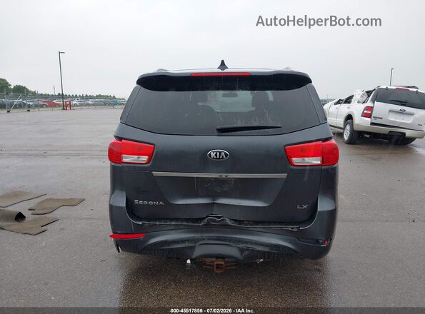KNDMB5C15H6325491 2017 KIA SEDONA Gray 