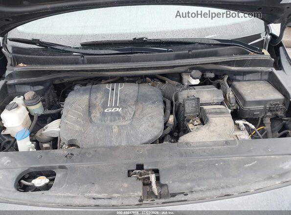 KNDMB5C15H6325491 2017 KIA SEDONA Gray უკანა ხედი