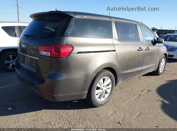 KNDMB5C15J6389147 2018 KIA SEDONA Gray Задня права чверть