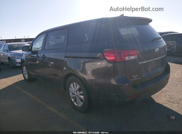 KNDMB5C15J6389147 2018 KIA SEDONA Gray Задня ліва чверть