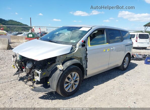 KNDMB5C15L6582319 2020 KIA SEDONA Silver Front left