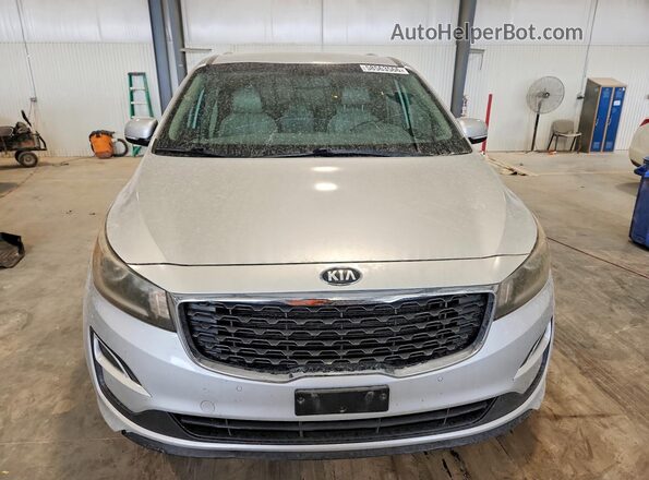 KNDMB5C15L6635908 2020 KIA SEDONA Gray წინა ხედი