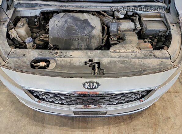 KNDMB5C15L6635908 2020 KIA SEDONA Gray უკანა სალონის ხედი