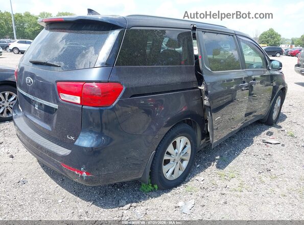 KNDMB5C16G6140039 2016 KIA SEDONA Gray უკანა მარჯვენა