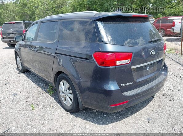KNDMB5C16G6140039 2016 KIA SEDONA Gray უკანა მარცხენა