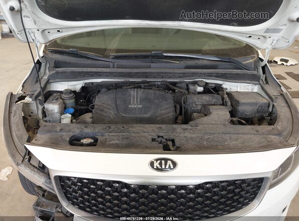 KNDMB5C16H6249523 2017 KIA SEDONA White Widok z tyłu