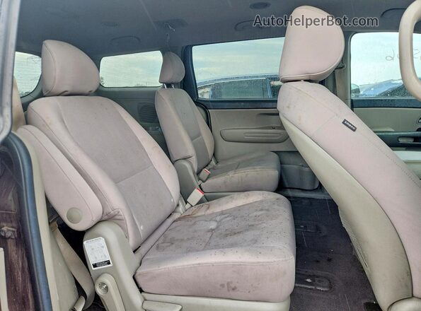 KNDMB5C16K6541308 2019 KIA SEDONA Burgundy Սալոնի հետևի տեսք
