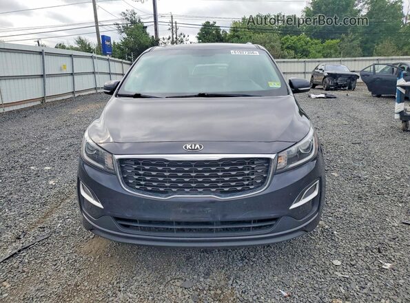 KNDMB5C16L6574830 2020 KIA SEDONA Black წინა ხედი