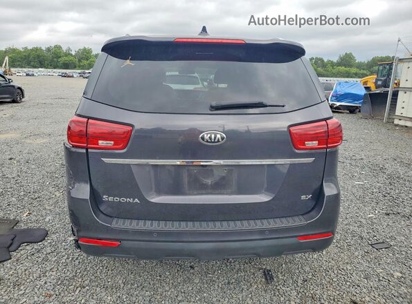 KNDMB5C16L6574830 2020 KIA SEDONA Black უკანა ხედი