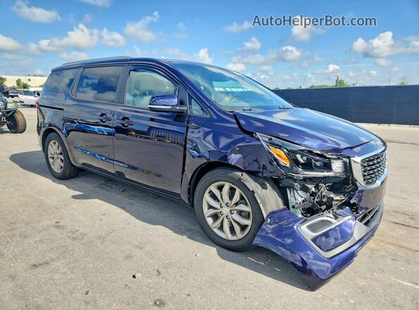 KNDMB5C16M6671043 2021 KIA SEDONA Blue წინა მარჯვენა