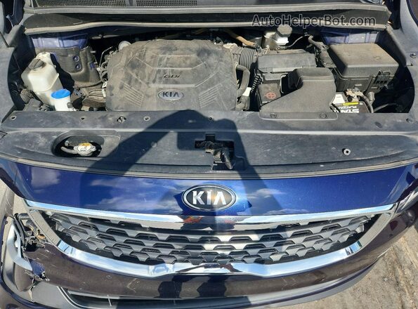 KNDMB5C16M6671043 2021 KIA SEDONA Blue ძრავის განყოფილების ხედი
