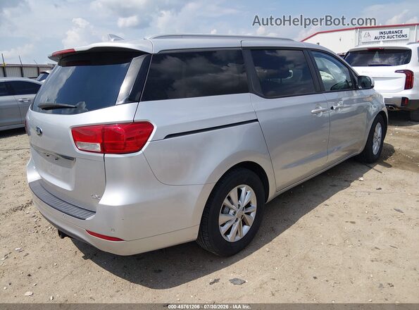 KNDMB5C17G6085570 2016 KIA SEDONA Silver უკანა მარჯვენა