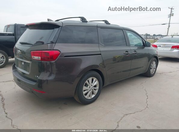 KNDMB5C17G6093751 2016 KIA SEDONA Brown Rear right