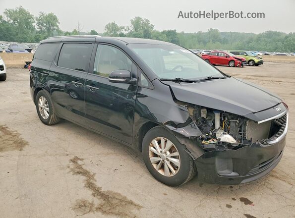 KNDMB5C17G6171381 2016 KIA SEDONA Black წინა მარჯვენა
