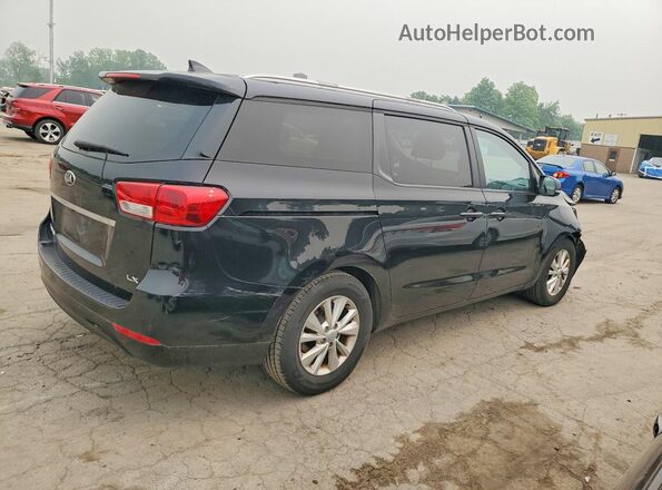 KNDMB5C17G6171381 2016 KIA SEDONA Black უკანა მარჯვენა