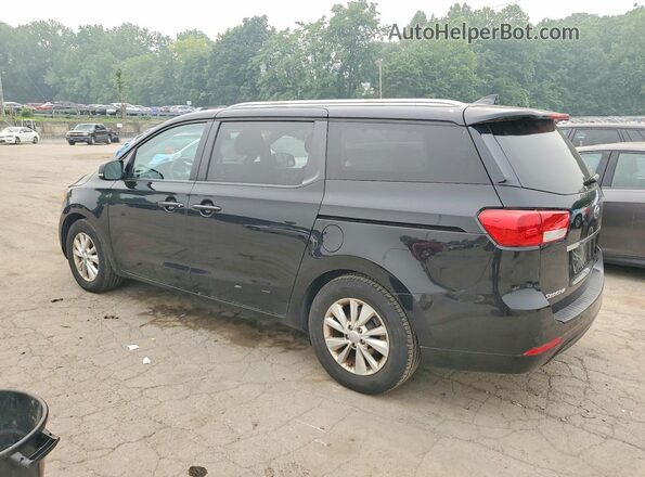 KNDMB5C17G6171381 2016 KIA SEDONA Black უკანა მარცხენა