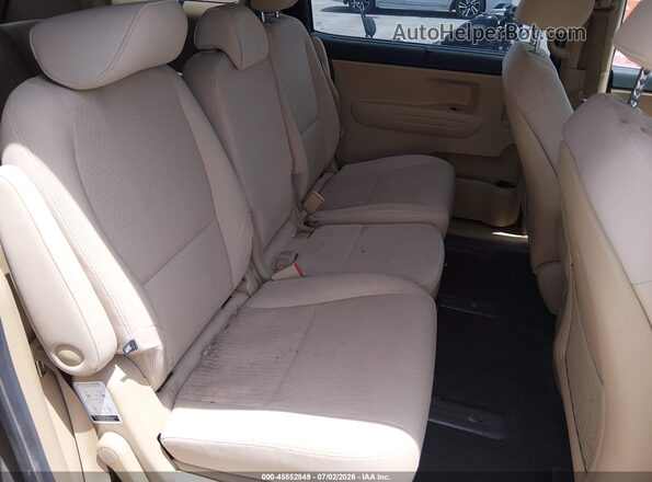 KNDMB5C17G6185863 2016 KIA SEDONA Beige Vista de la etiqueta del VIN