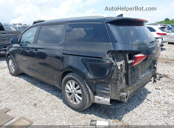 KNDMB5C17G6213449 2016 KIA SEDONA Black უკანა მარცხენა