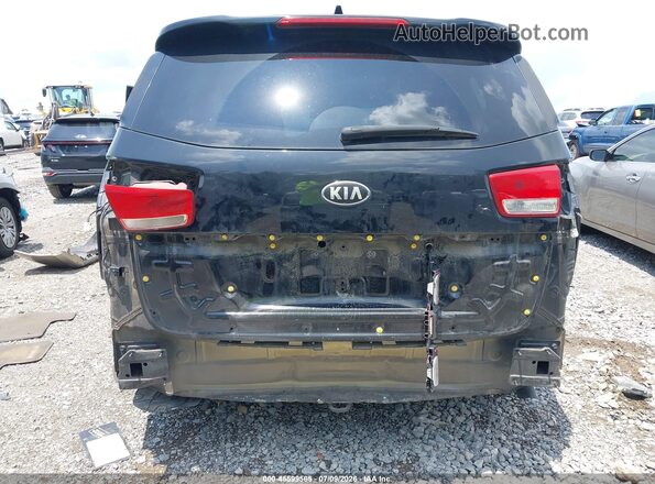 KNDMB5C17G6213449 2016 KIA SEDONA Black წინა ხედი