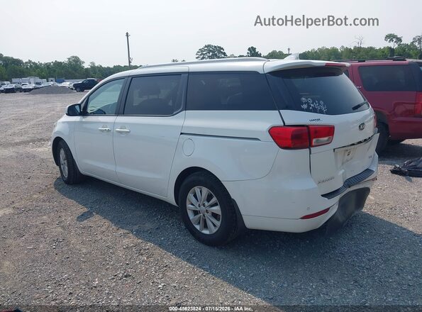 KNDMB5C17G6213855 2016 KIA SEDONA White Rear left