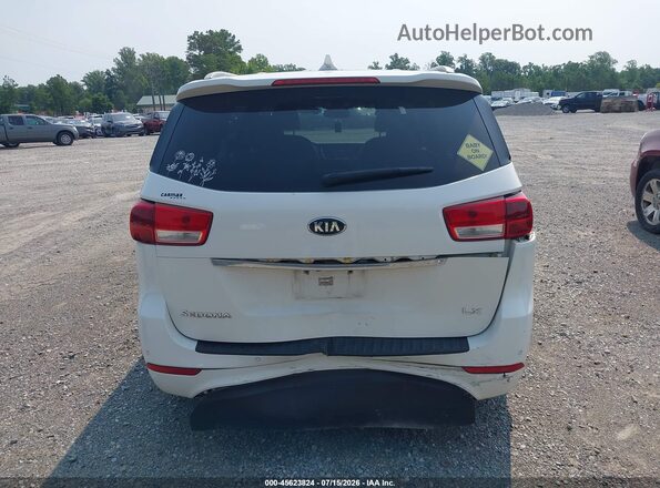 KNDMB5C17G6213855 2016 KIA SEDONA White 