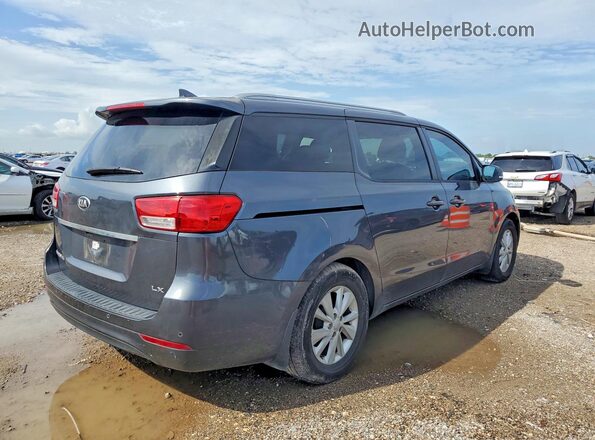 KNDMB5C17G6216352 2016 KIA SEDONA Gray Trasero derecho