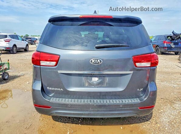 KNDMB5C17G6216352 2016 KIA SEDONA Gray Vista trasera