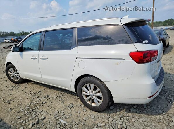 KNDMB5C17H6239230 2017 KIA SEDONA White უკანა მარცხენა