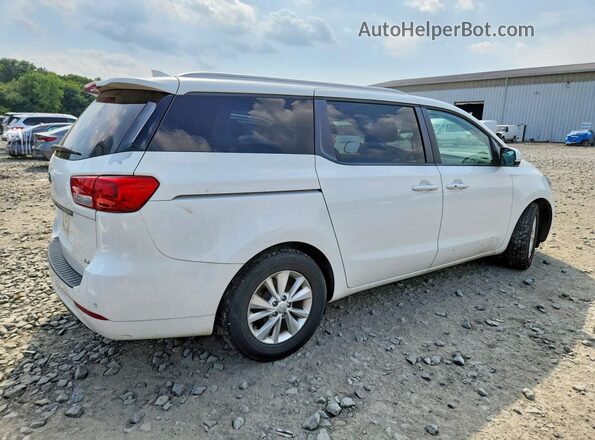 KNDMB5C17H6239230 2017 KIA SEDONA White უკანა მარჯვენა
