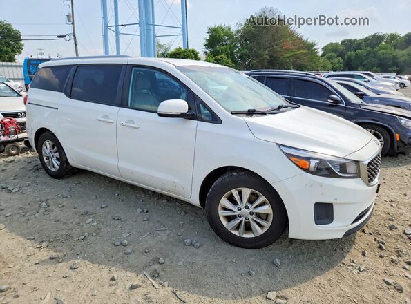 KNDMB5C17H6239230 2017 KIA SEDONA White წინა მარჯვენა