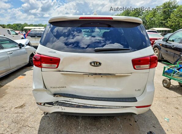 KNDMB5C17H6245674 2017 KIA SEDONA Белый Вид сзади