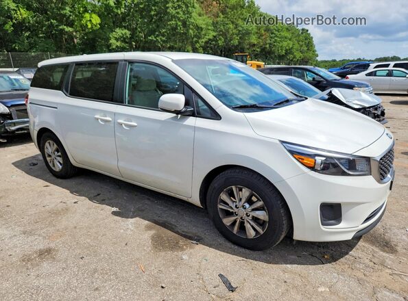 KNDMB5C17H6245674 2017 KIA SEDONA Белый Передняя правая четверть