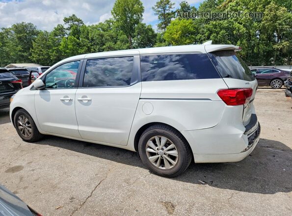 KNDMB5C17H6245674 2017 KIA SEDONA Белый Задняя левая четверть