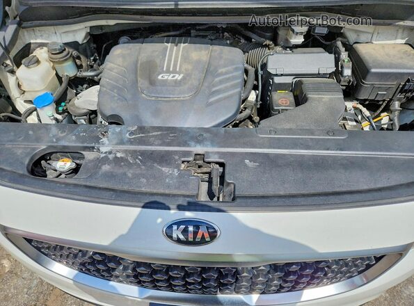 KNDMB5C17H6245674 2017 KIA SEDONA Белый Вид подкапотного пространства