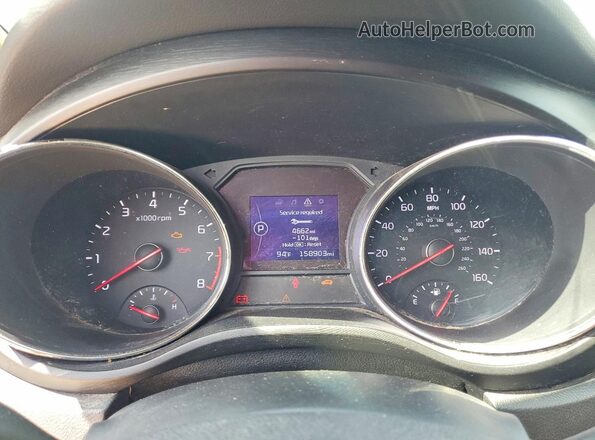 KNDMB5C17J6378621 2018 KIA SEDONA Black Widok zestawu wskaźników