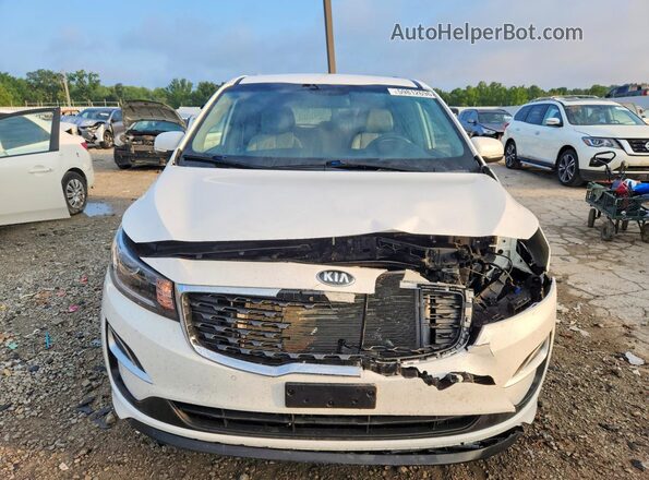 KNDMB5C17K6553094 2019 KIA SEDONA Белый Вид спереди