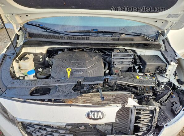 KNDMB5C17K6553094 2019 KIA SEDONA Белый Вид подкапотного пространства
