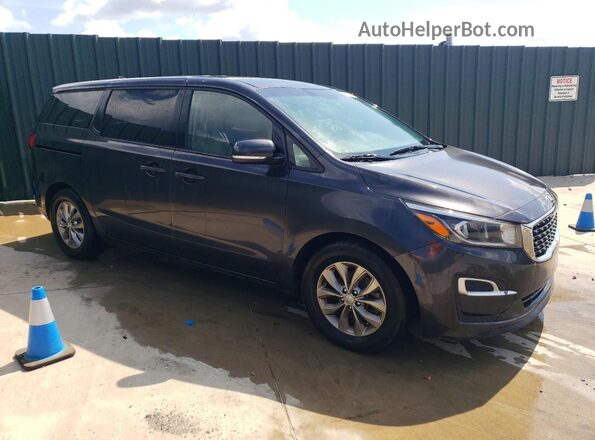 KNDMB5C17K6570140 2019 KIA SEDONA Charcoal წინა მარჯვენა