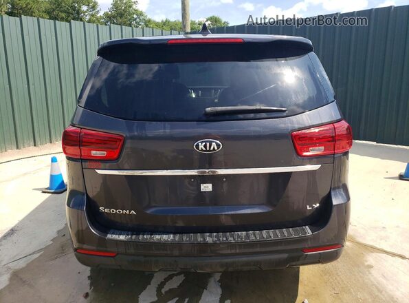 KNDMB5C17K6570140 2019 KIA SEDONA Charcoal უკანა ხედი