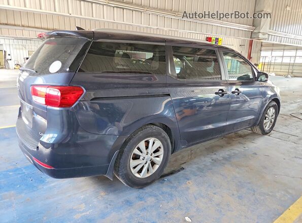 KNDMB5C18G6134453 2016 KIA SEDONA Синий Задняя правая четверть