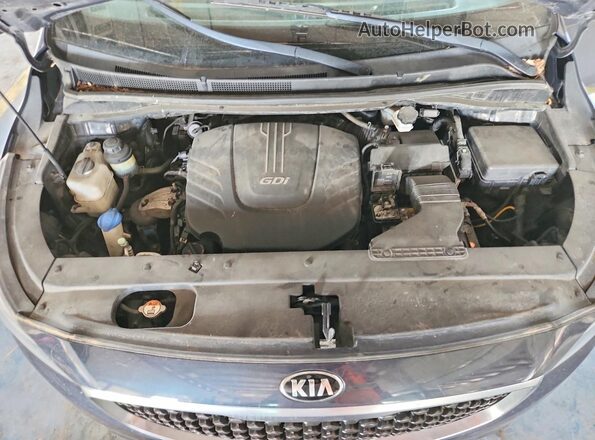 KNDMB5C18G6134453 2016 KIA SEDONA Синий Вид задней части салона