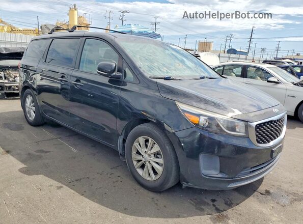 KNDMB5C18G6182258 2016 KIA SEDONA Black Front right