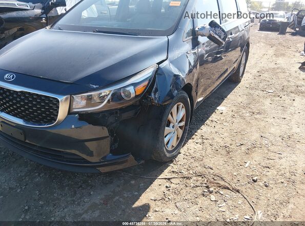 KNDMB5C18G6201777 2016 KIA SEDONA Black Front view