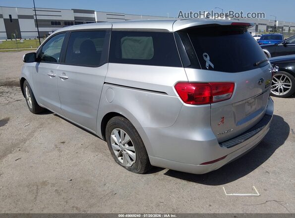 KNDMB5C18H6241973 2017 KIA SEDONA Silver უკანა მარცხენა