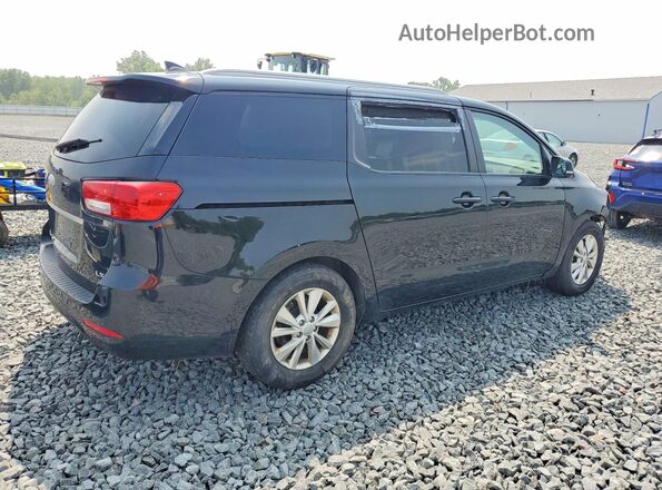 KNDMB5C18J6379129 2018 KIA SEDONA Black უკანა მარჯვენა