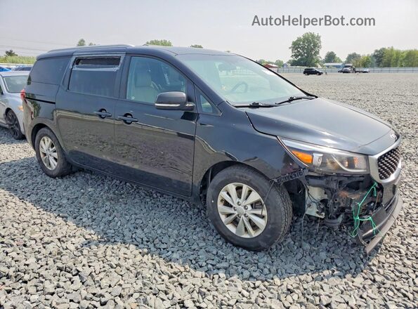 KNDMB5C18J6379129 2018 KIA SEDONA Black წინა მარჯვენა