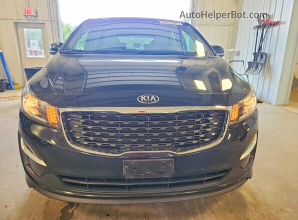 KNDMB5C18L6642206 2020 KIA SEDONA Black Widok z przodu